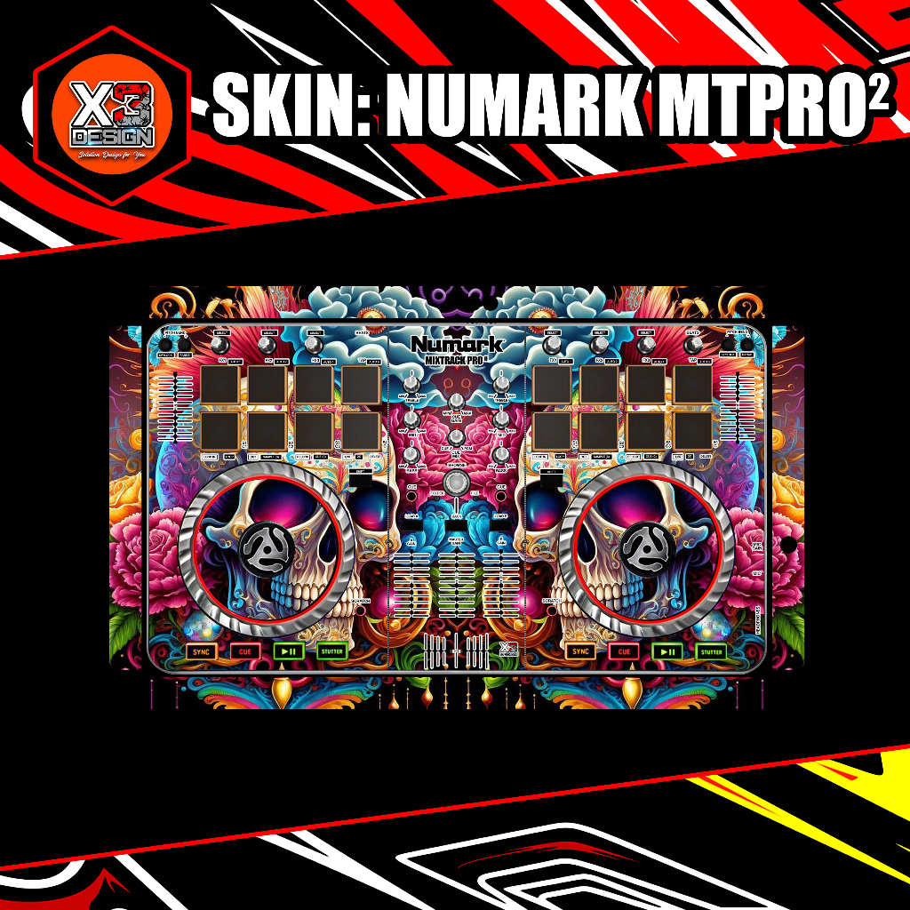 Skinz NUMARK MIXTRACK MT1 MT2 PRO2,MT3 PLATINUM FX 全瓦里安色定制
