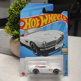 HOT WHEELS Putih 壓鑄汽車風火輪 BMW 507 可轉換白色白色工廠新鮮