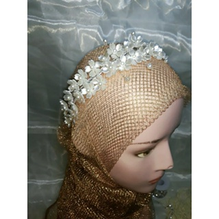 Kiya 的手工頭帶頭巾頭帶頭飾頭飾頭飾花珍珠
