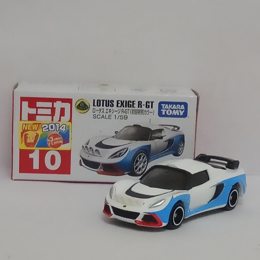 Tomica Regular No 10 Lotus Exige R-GT Takara Tomy 壓鑄汽車微型兒童玩具