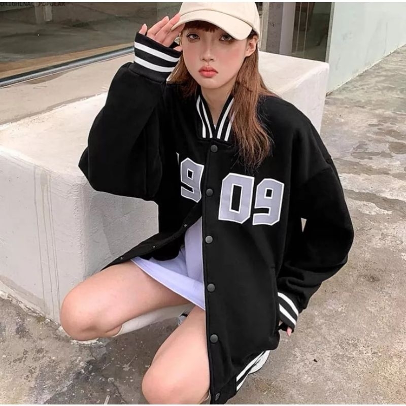 S XXXXXL 夾克男士女士 H909 棒球夾克超大號校隊夾克飛行員夾克 m l xl xxl 3xl 4xl 5xl