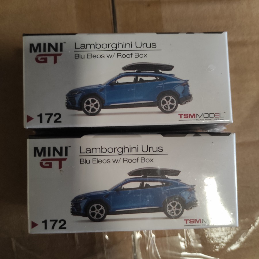 Mini GT 172 蘭博基尼小心 BLU ELEOS W 車頂箱
