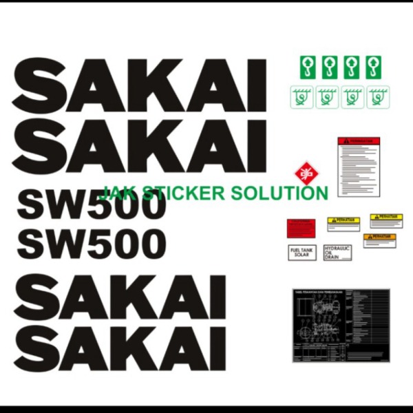 優質 SAKAI SW500 串聯滾輪貼紙