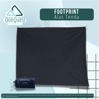 Tenda alas Tent 野營腳印尺寸 150x200 厘米腳印 alas 帳篷腳印帳篷腳印防水