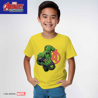 Marvel 兒童 T 恤 Marvel Hulk Avengers Mech Strike MMS39