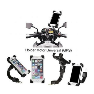 Hp 通用摩托車臂後視鏡手機支架Ch01摩托車手機支架