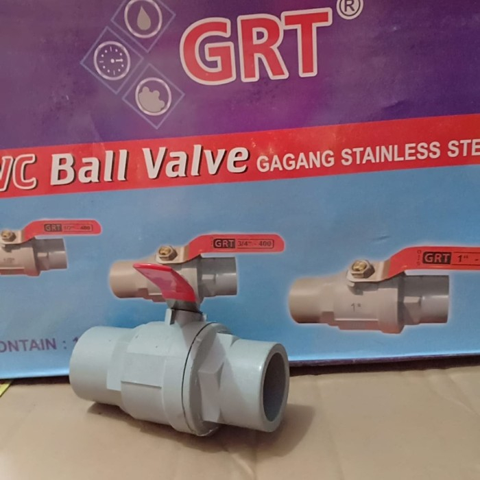 球閥 PVC GRT 鐵柄 1 英寸停止水龍頭 1 鐵柄