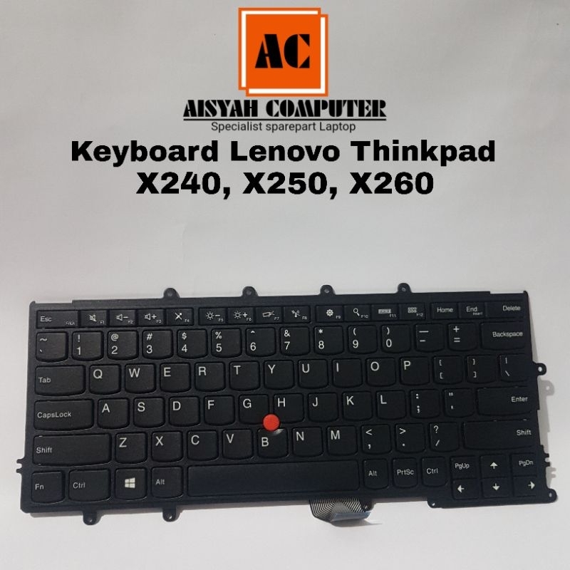 LENOVO 聯想 Thinkpad X240S X250 X260 黑色筆記本電腦鍵盤