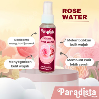 Mawar Paradista Facemist 玫瑰水原味玫瑰水 100ml 玫瑰爽膚水保濕補水面部噴霧玫瑰