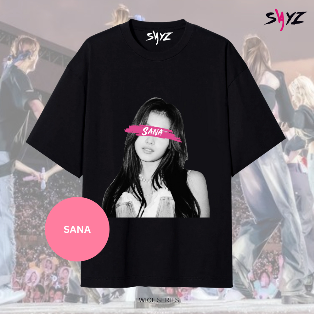 Sana Twice Eye 系列 Sana Minatozak T 恤演唱會裝