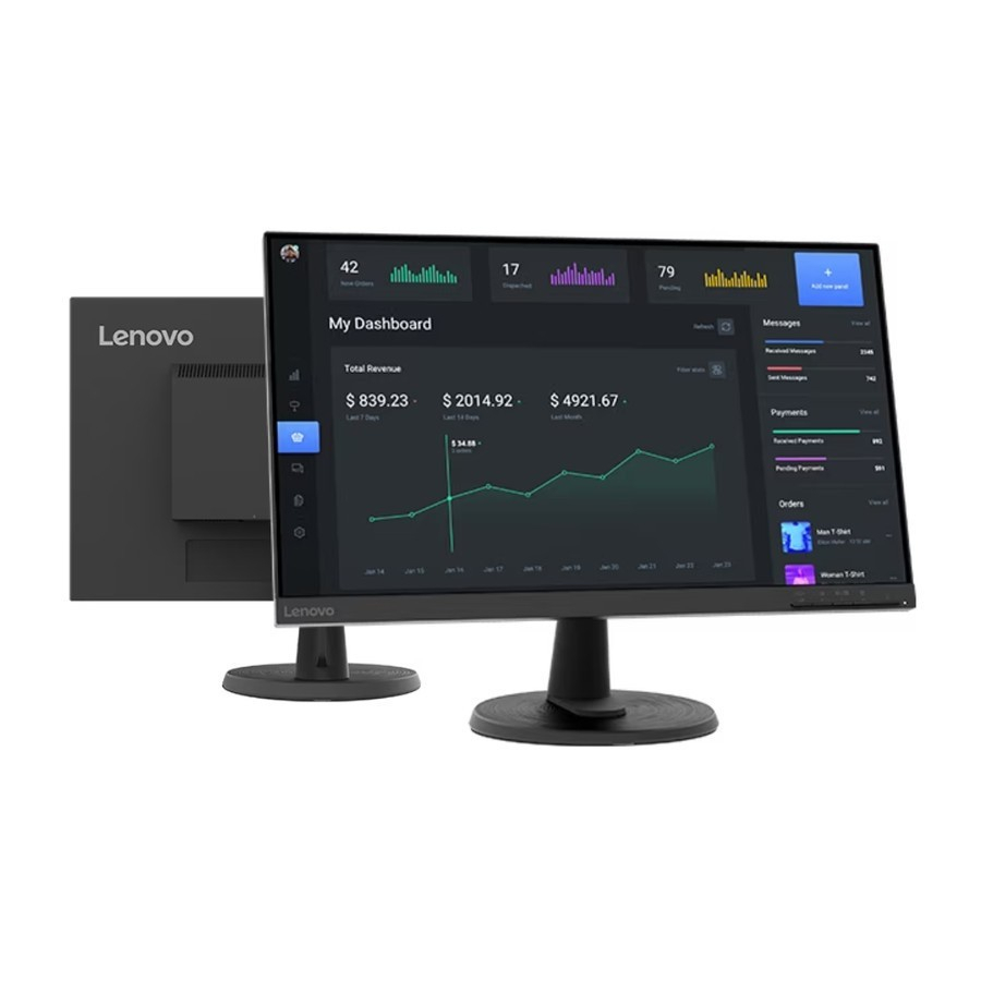 LENOVO 顯示器聯想 LED 23.8 D24-40 HDMI VGA 75Hz