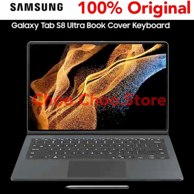 SAMSUNG 三星 Galaxy Tab S8 Ultra 鍵盤書套原裝書皮鍵盤鍵盤