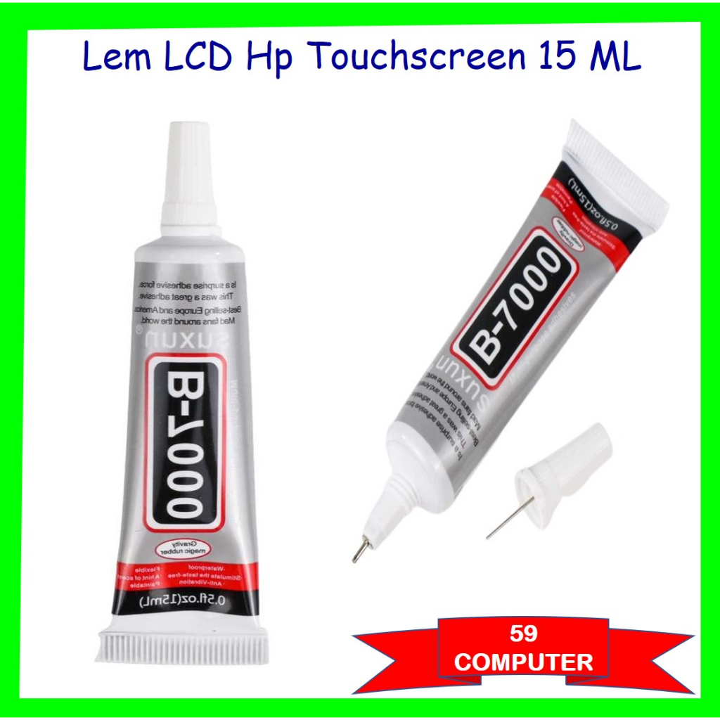 Glue Hp LCD 強力透明多用途強力膠強力粘合劑 15ml B-7000