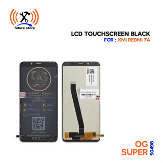 XIAOMI HP LAYAR OG 超級液晶觸控式螢幕黑色適用於小米 Redmi 7A 液晶觸控式螢幕 LCD 手機 LCD