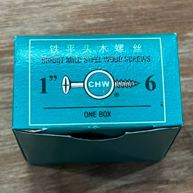 Kayu 咀嚼木螺絲 6x1 英寸 1 盒