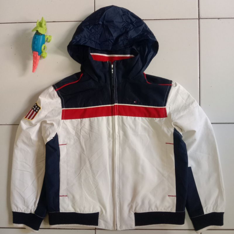 Tommy Hilfiger 兒童運動休閒夾克原創品牌 Second Preloved 野營徒步登山者冬季風衣防水男孩女