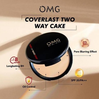 Omg OH MY GLAM COVERLAST 兩用蛋糕 SPF20/PA 固體粉末 OMG