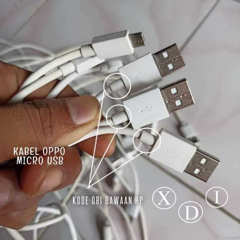 Oppo Micro USB 數據線原裝 100 Hp