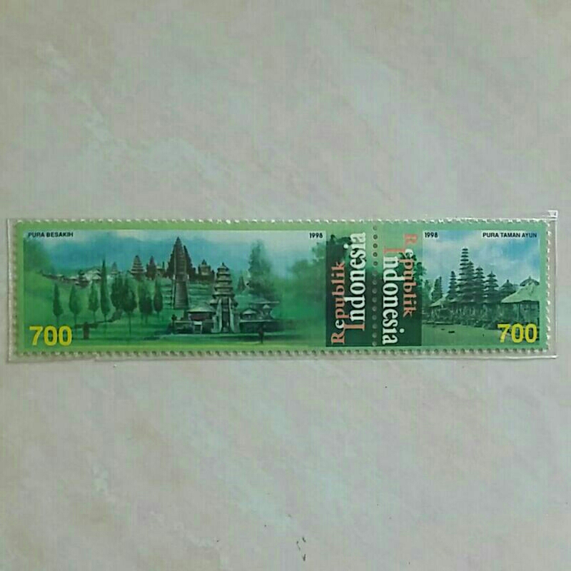 1998 年印度尼西亞郵票旅遊大會一對完好