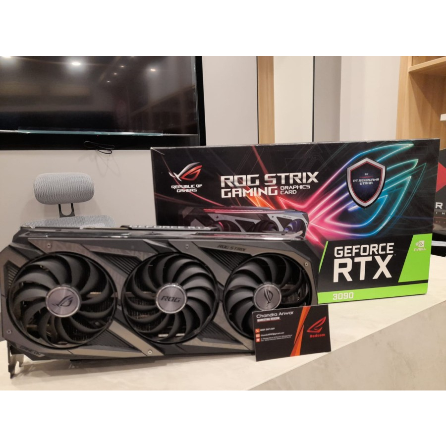 Vga 華碩 ROG STRIX 遊戲 GeForce RTX 3090 RTX3090 OC 24GB GDDR6X