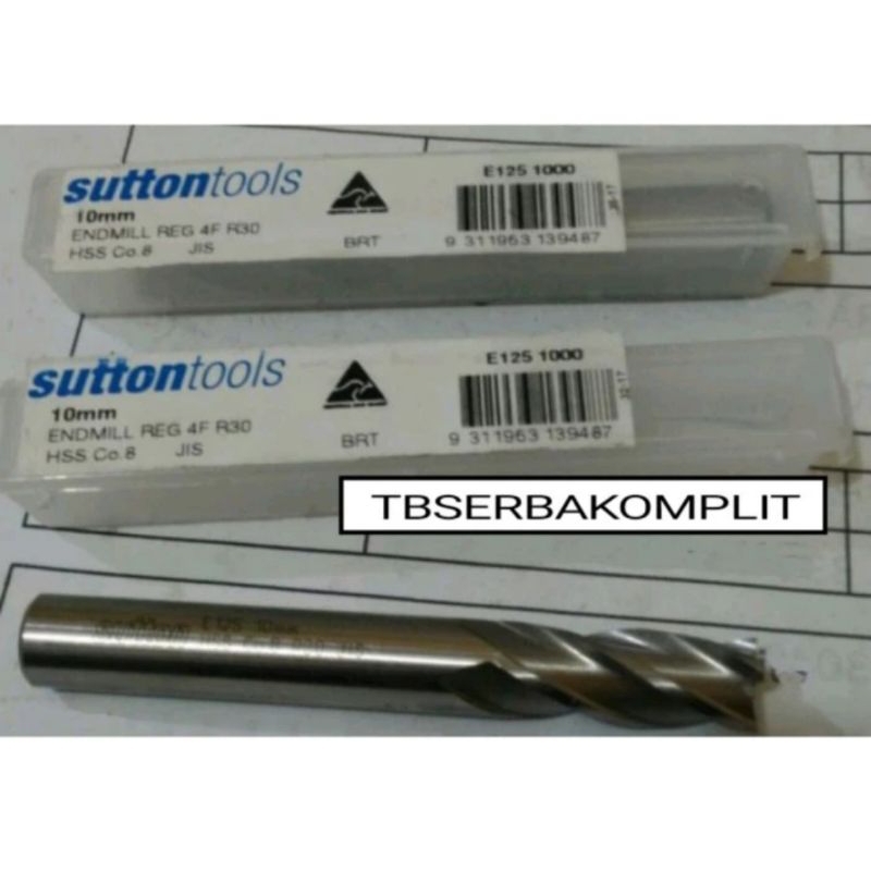 Mata 立銑刀 HSS-Co Sutton 澳大利亞 4F 尺寸 1.5mm 2mm 2.5mm 3mm 3.5mm