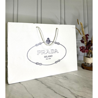 普拉達 紙袋 Prada Original Store 壓花紙袋禮品包裝