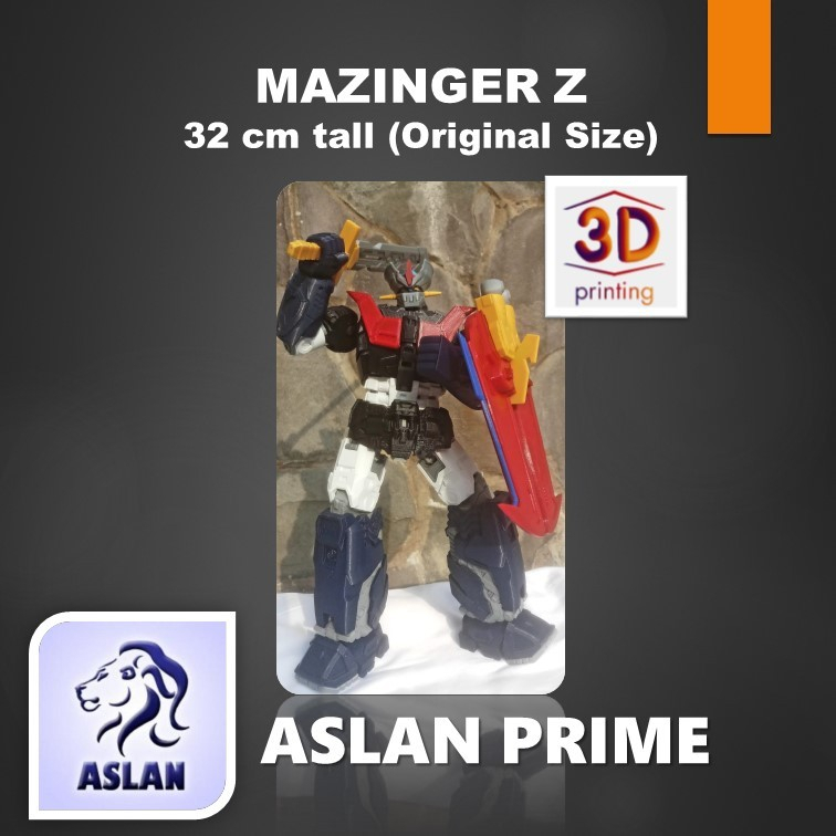 Mazinger Z 關節可動人偶超級機器人機甲打印 PLA