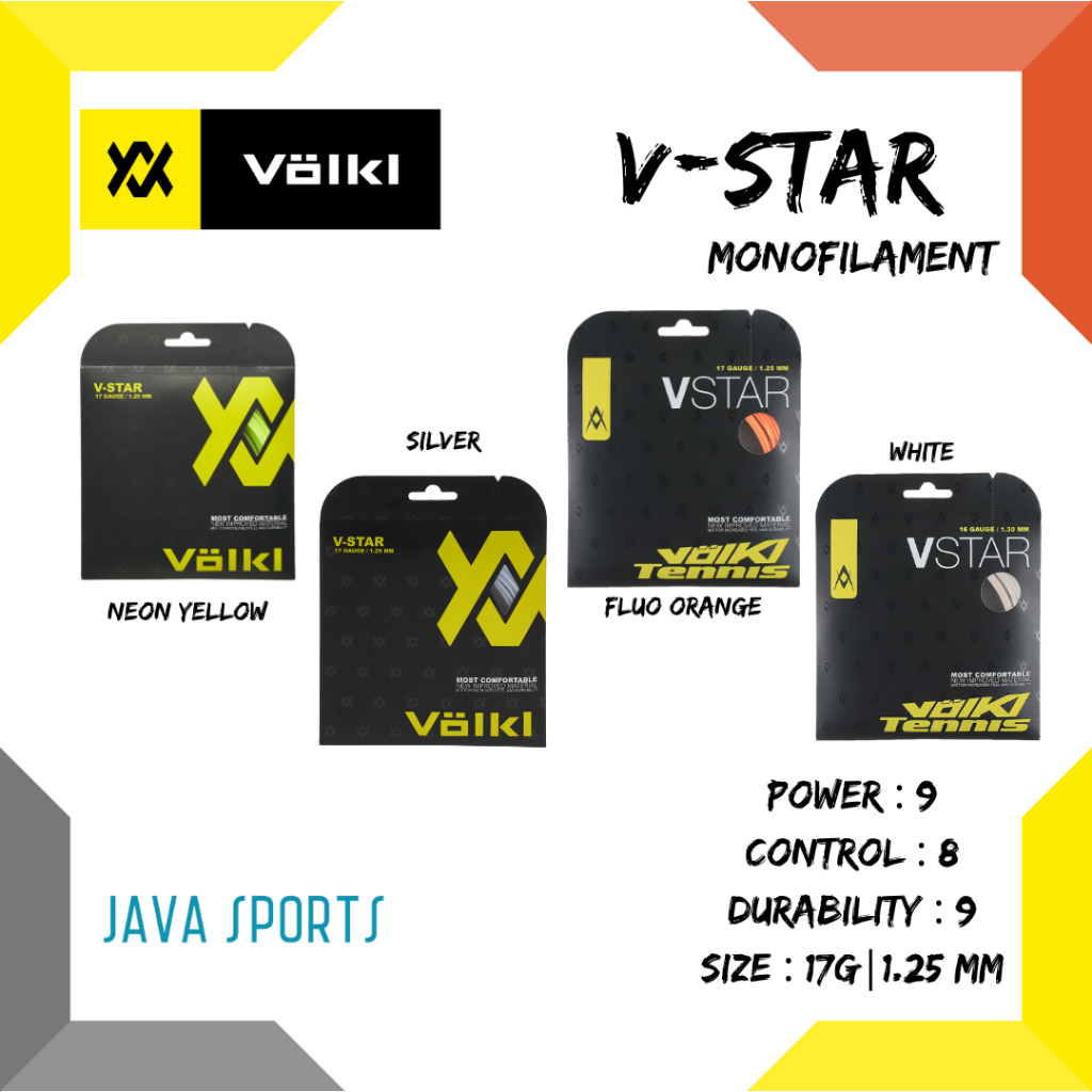 Volkl V-Star 單絲網球線 17g 1.25mm