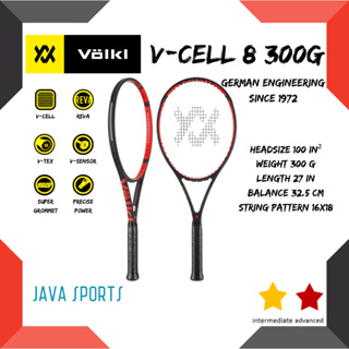 Volkl V-CELL 網球拍 8 300g 原裝中號 100 in2 300g