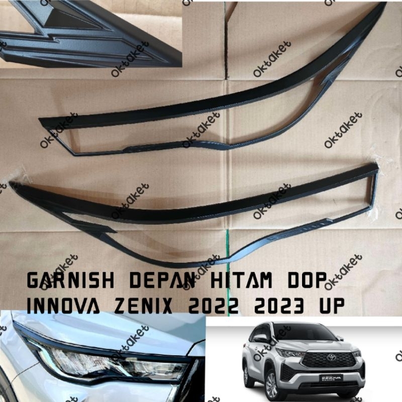 Hitam Innova Zenix 2022 2023 2024 大燈裝飾黑色輪轂蓋