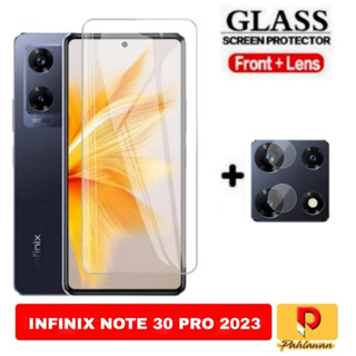 LAYAR 2 合 1 防刮鋼化透明玻璃螢幕保護膜套裝適用於 Infinix Note 30 Infinix Note