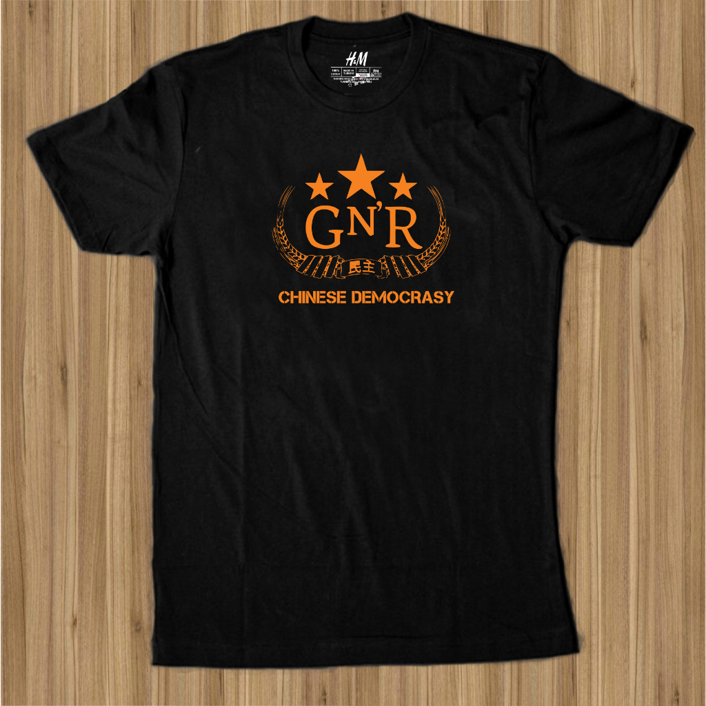 Gnr CHINESE DEMOCRACY 男士樂隊 DISTRO T 恤