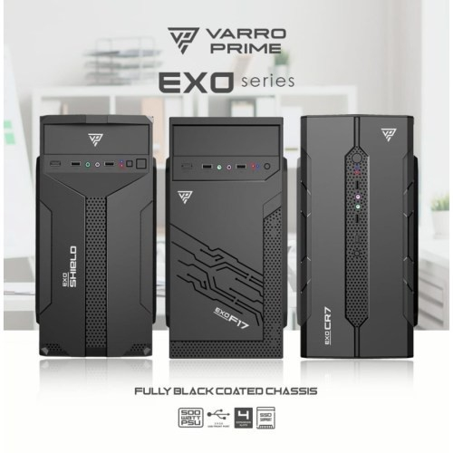 電腦機箱 Varro EXO F17 CR7 SHIELD 機箱 Varro Prime PSU 500w