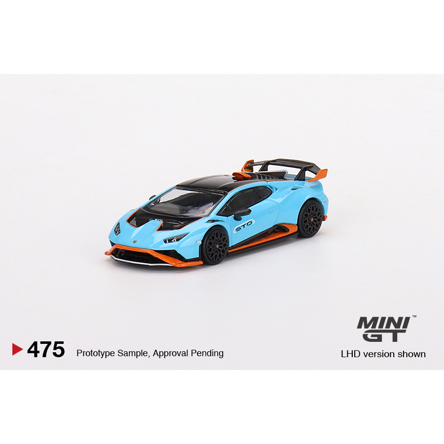 Mini GT 蘭博基尼 Huracan STO 藍色勞菲 475