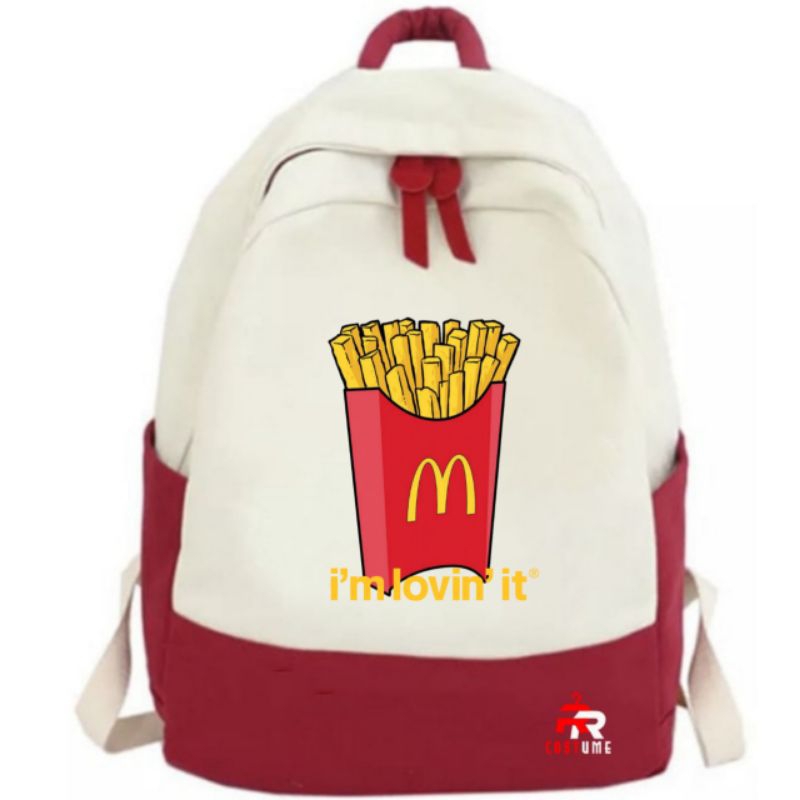 麥當勞免費名稱兒童背包