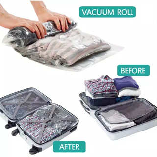 塑料真空衣服洗衣旅行收納袋塑料真空袋 TintonLife 塑料真空吸塵器