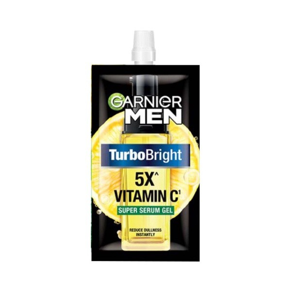 Garnier 男士 TURBO BRIGHT 5X 維生素 C 超級精華凝膠