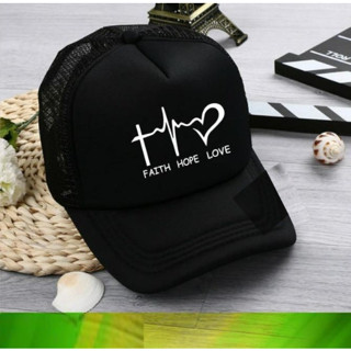 帽子卡車司機網帽 distro Cap FAiTH HOPE LOVE Christian spiritual FAiT
