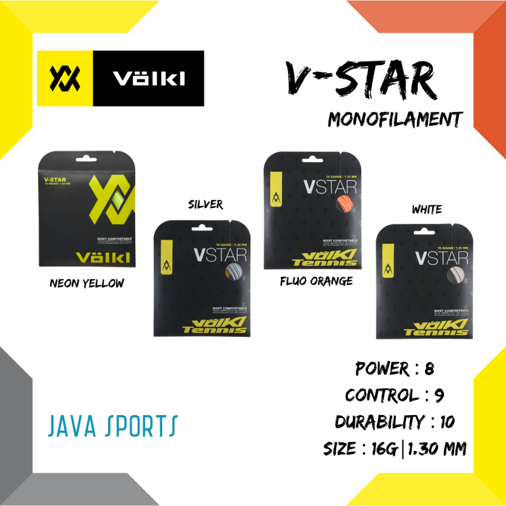 Volkl V-Star 單絲網球線 16g 1.30mm