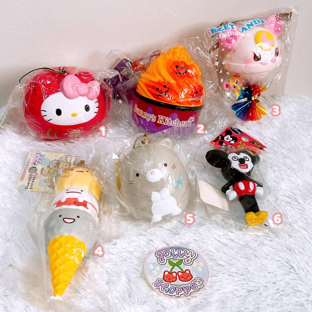 Hello Kitty Daruma Squeeze 吉祥物 Sunny Kitchen 萬聖節派對冷凍酸奶甜糖果棒棒糖