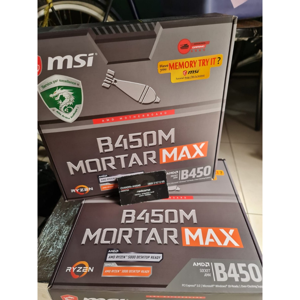 主板 MSI B450M MORTAR MAX 銳龍 AM4 Micro ATX 外形係數