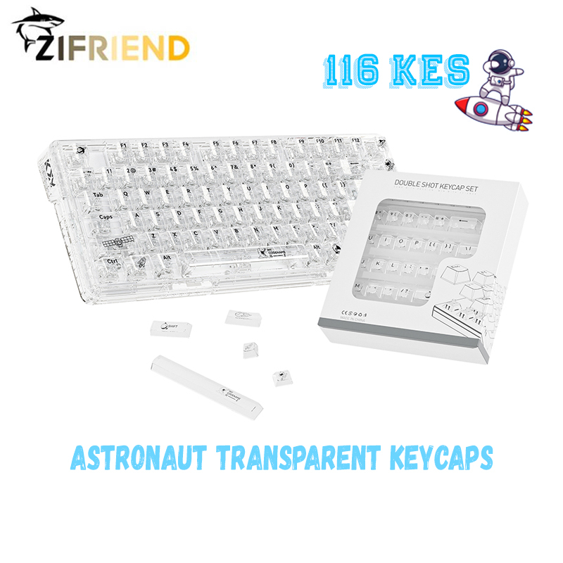 Zifriend 116 鍵透明 ABS OEM 高度鍵帽適用於機械鍵盤