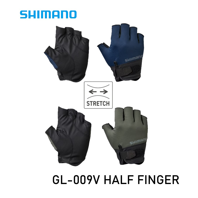 Shimano 手套 GL-009V 半指釣魚手套