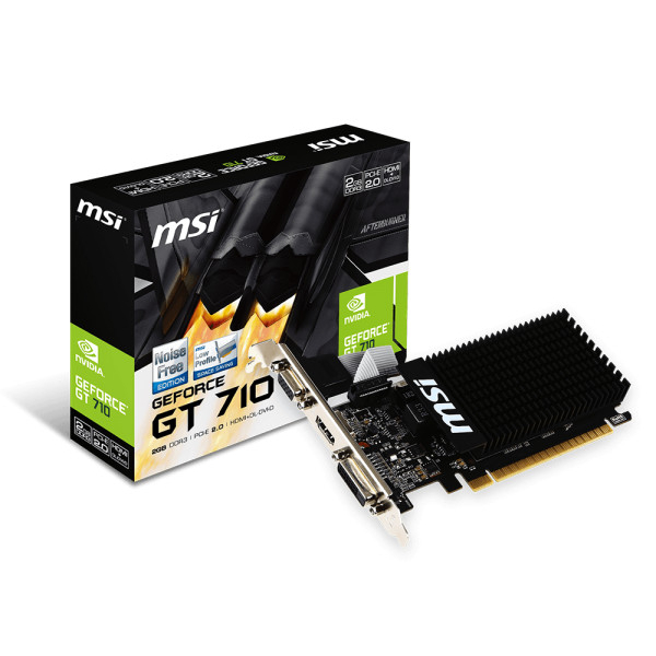 MSI Vga 微星 NVIDIA GEFORCE GT 710 2GD3H/LP