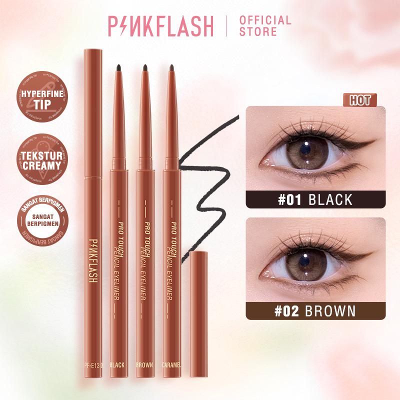 Pinkflash Pro Touch Pencil Eyeliner Gel 防水高色素凝膠眼線筆 Pinkflash