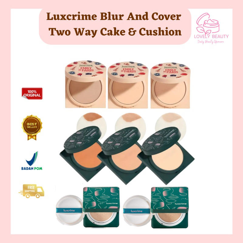 Luxcrime Blur cover 兩用蛋糕蛋奶酥奶油歌劇固體粉末全覆蓋