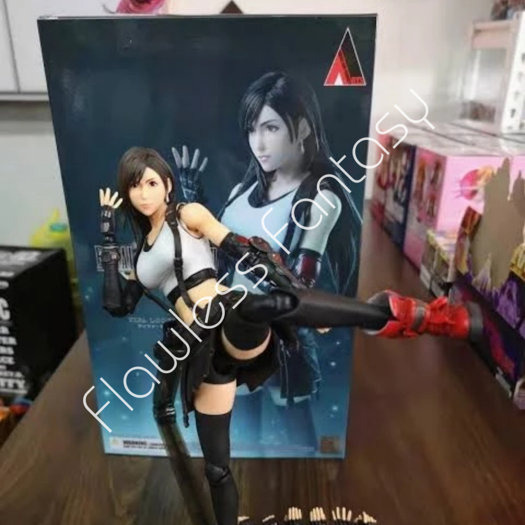 Playarts Kai 最終幻想 VII 7 重製版 Tifa LockHart Play Arts 人偶