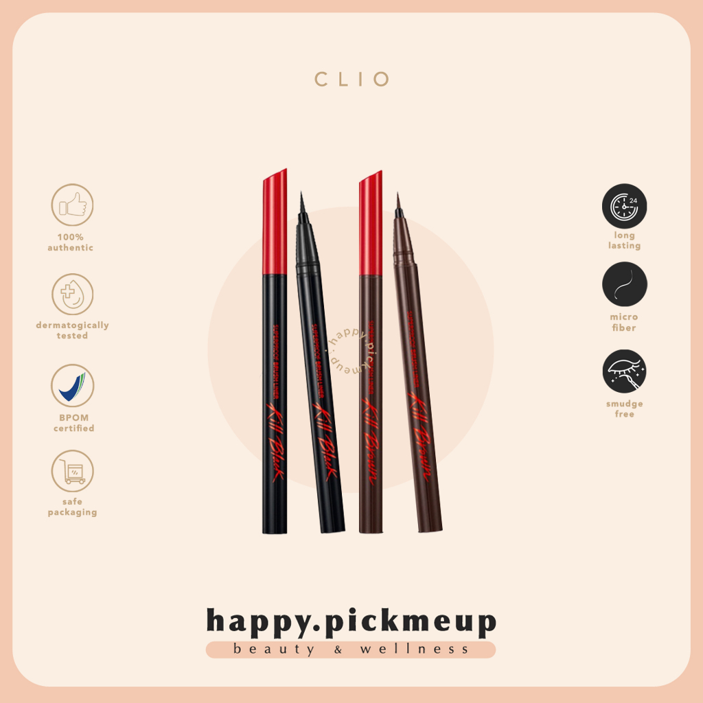 Clio Superproof 刷子眼線筆