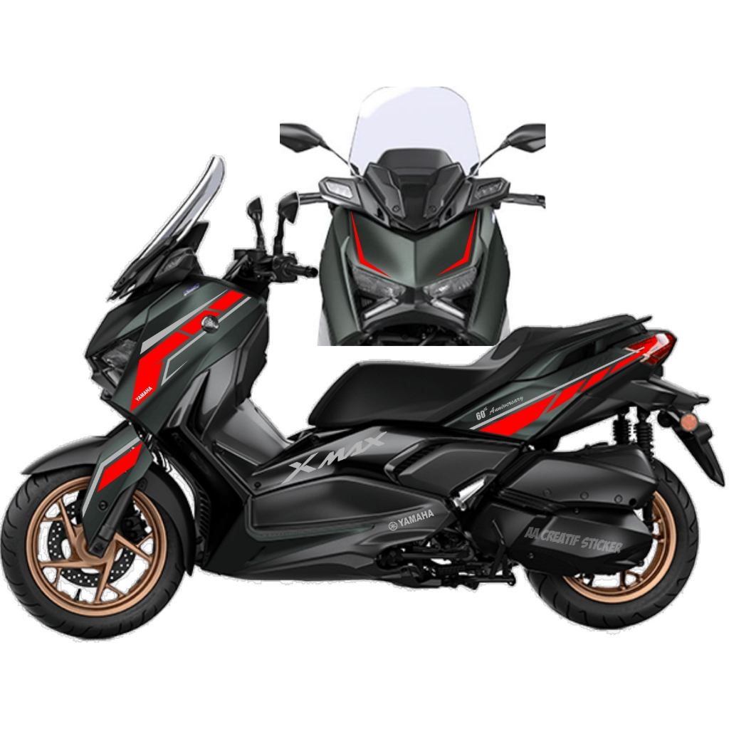 山葉 切割貼紙桿 YAMAHA XMAX 2023 塗裝週年紀念 YAMAHA