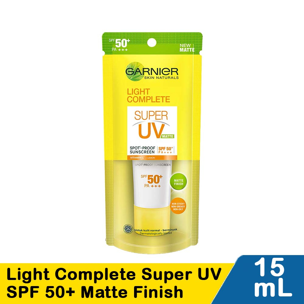 Garnier Light Complete Super UV Spot Proof 防曬霜 Spf 50 啞光飾面 1